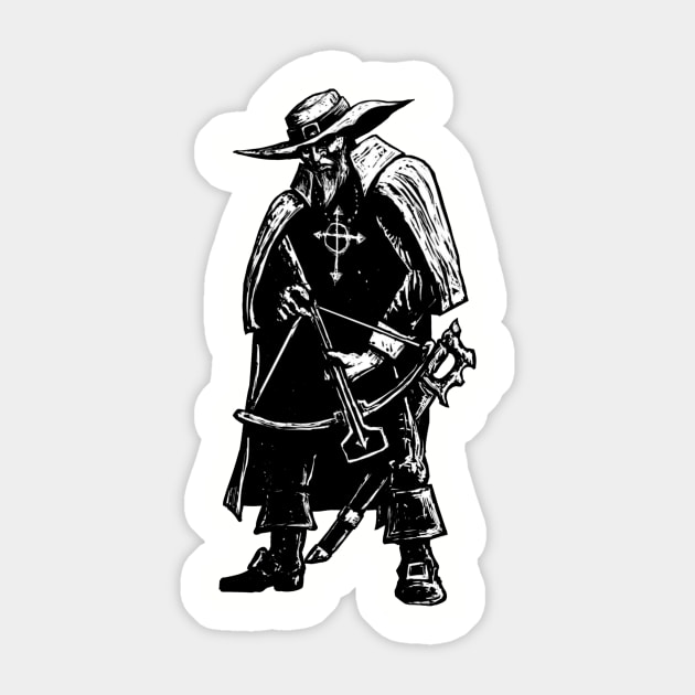 Hunter A Sticker by JHillos